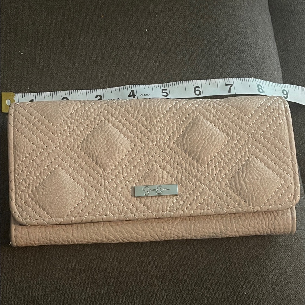 Jessica Simpson Quilted Beige Wallet